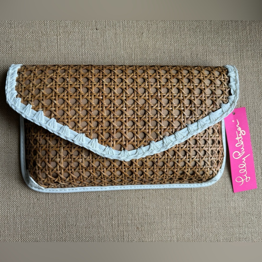 Lilly Pulitzer St. Bart’s Cane Clutch (NWT)